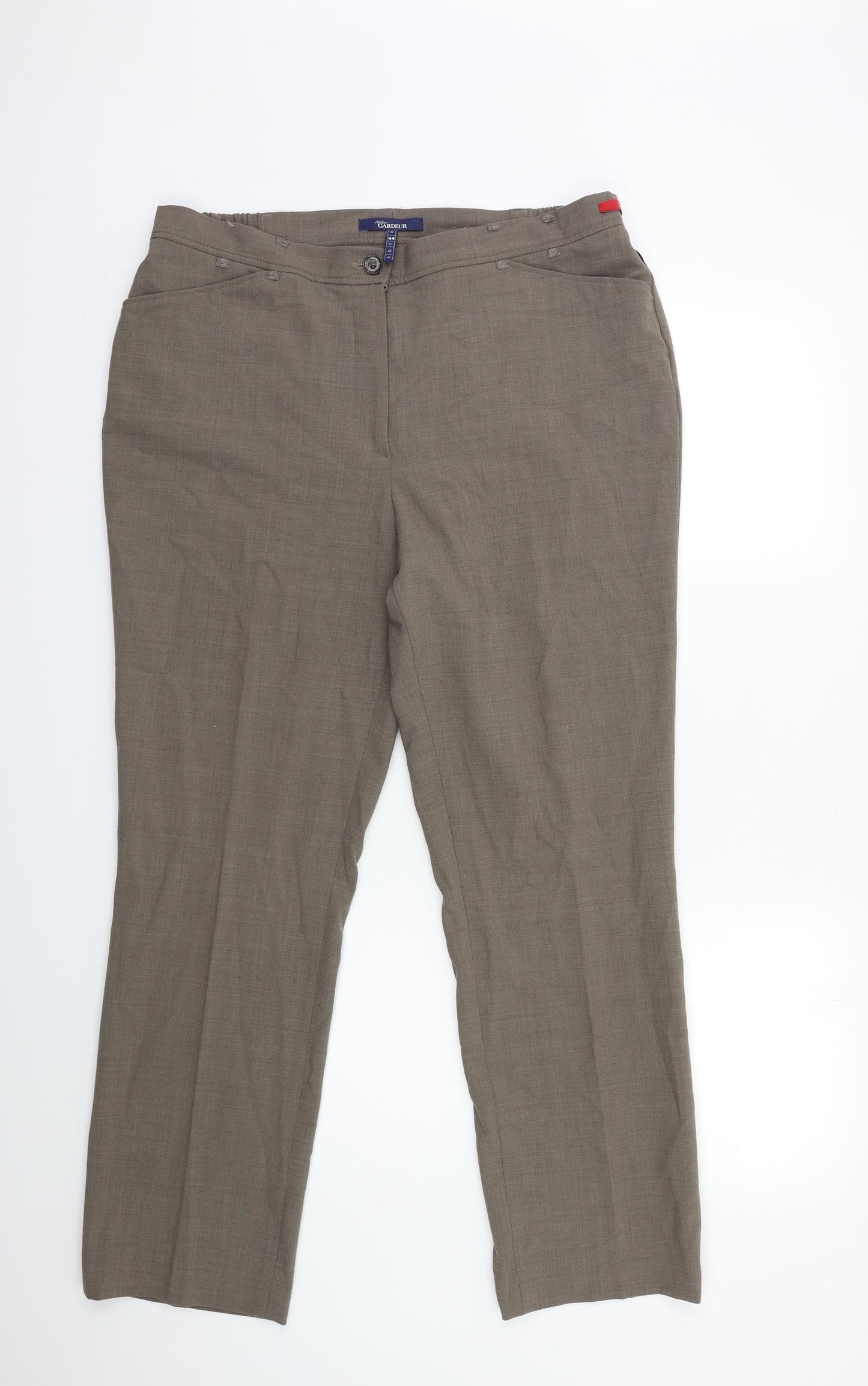 GARDEUR Womens Brown   Trousers  Size 16 L29 in
