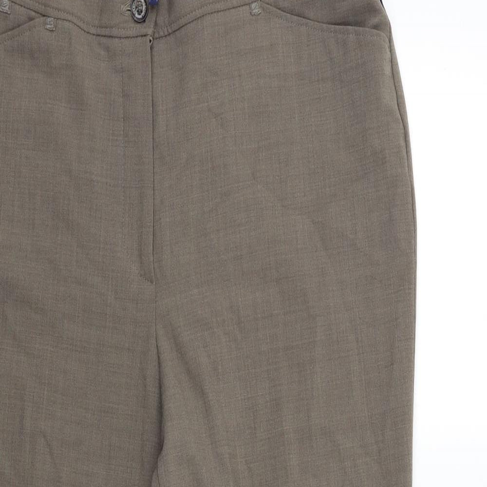 GARDEUR Womens Brown   Trousers  Size 16 L29 in