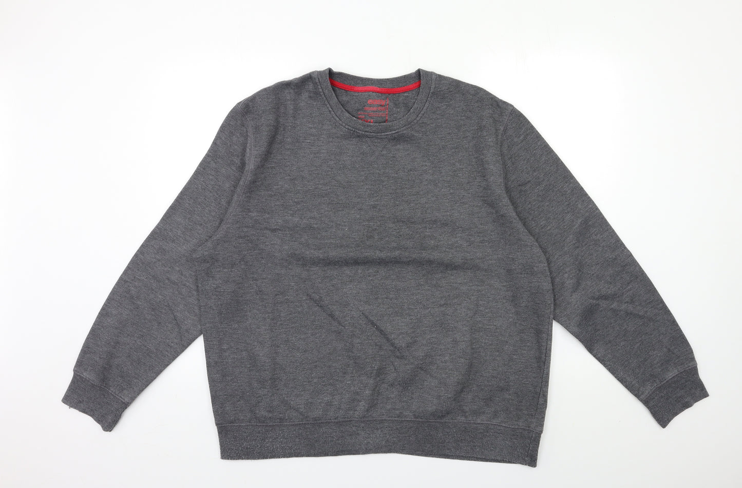 Easy Mens Grey   Pullover Sweatshirt Size 2XL