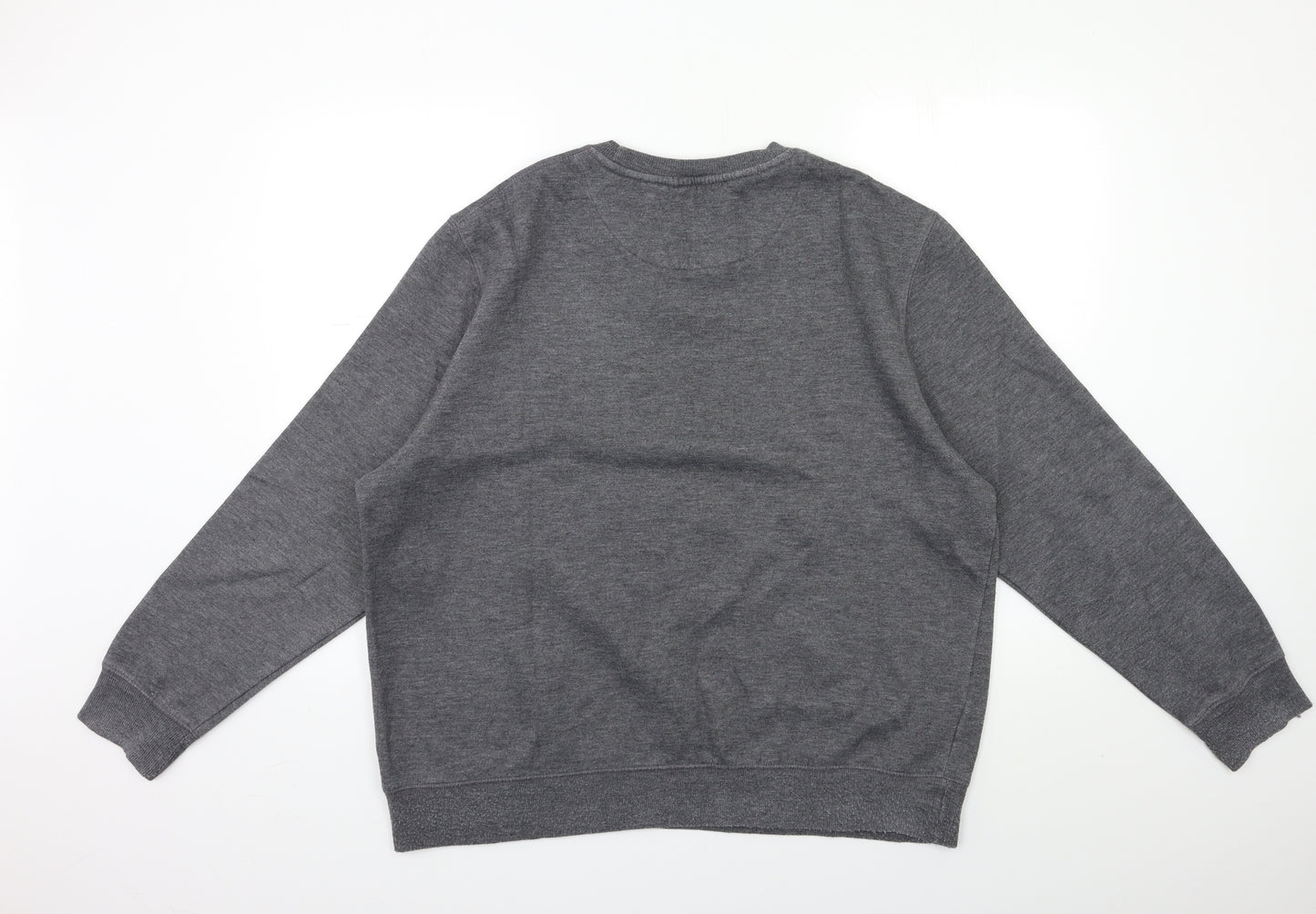 Easy Mens Grey   Pullover Sweatshirt Size 2XL
