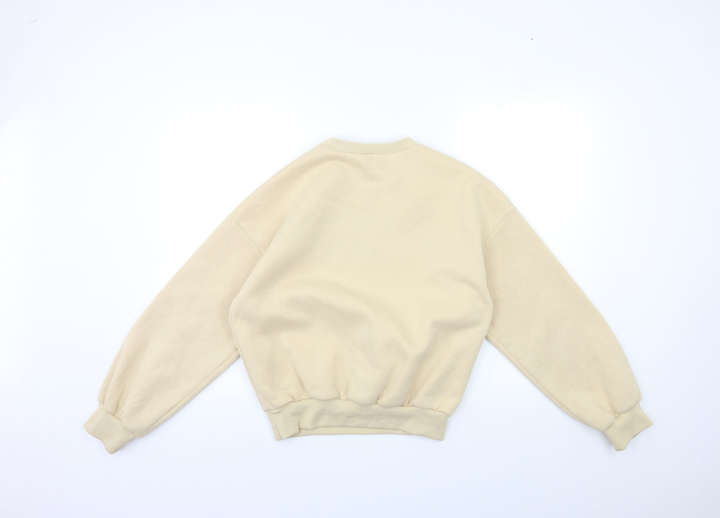 SheIn Womens Beige   Pullover Sweatshirt Size S