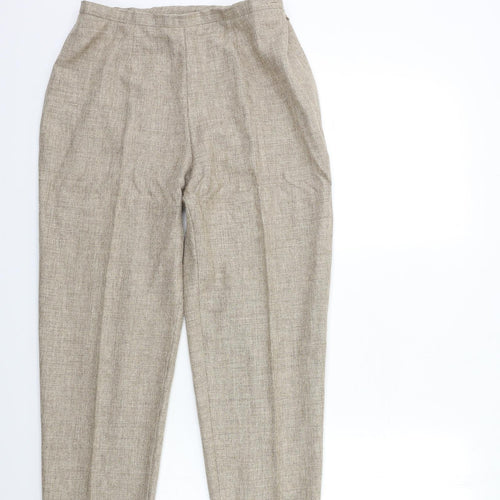 Marks and Spencer Womens Beige   Trousers  Size 12 L27 in