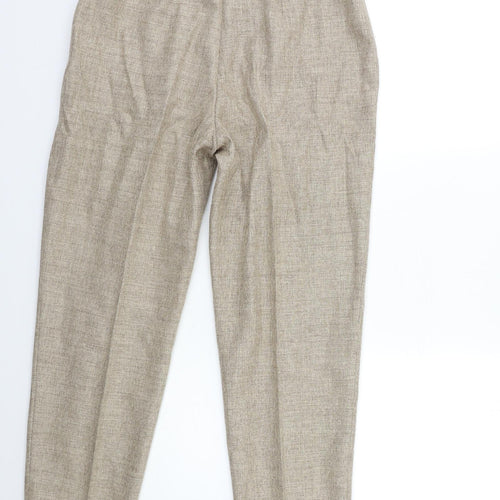 Marks and Spencer Womens Beige   Trousers  Size 12 L27 in