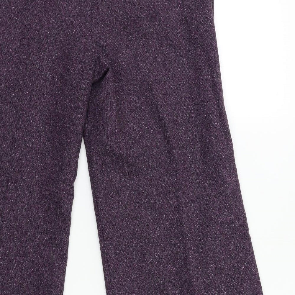 Monsoon Womens Purple   Trousers  Size 14 L26 in
