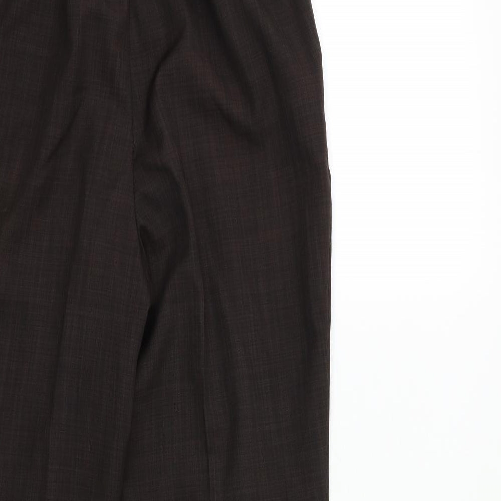 Marks and Spencer Womens Brown   Trousers  Size 12 L25 in
