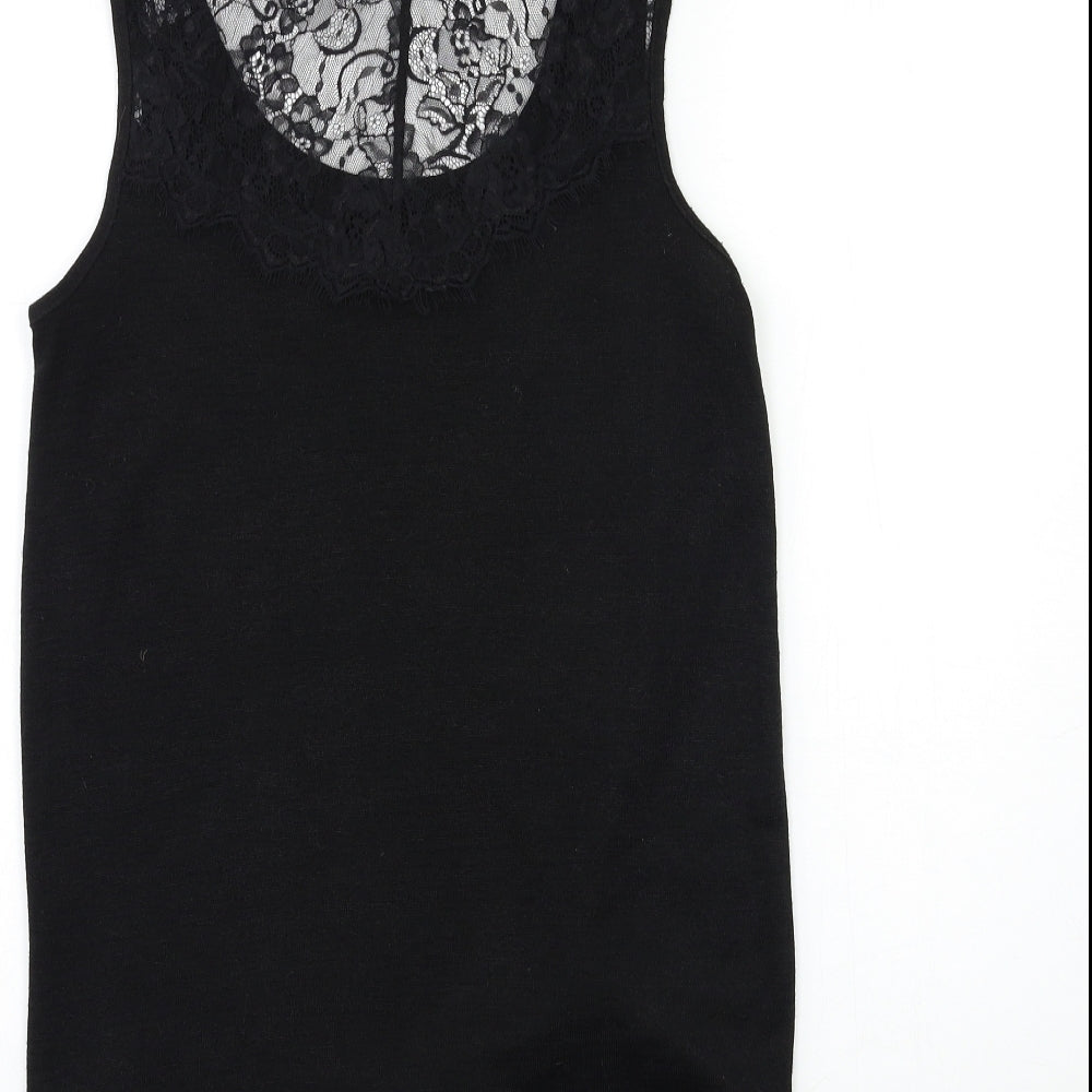 Miss Selfridge Womens Blue   Basic Tank Size 6