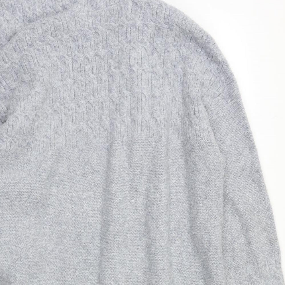 TU Womens Grey  Knit Cardigan Jumper Size XL