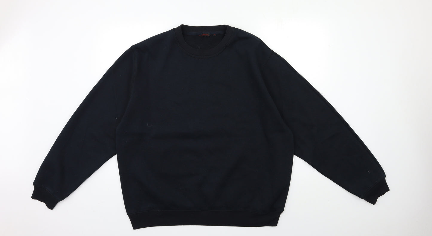 Matalan Mens Black   Pullover Sweatshirt Size XL