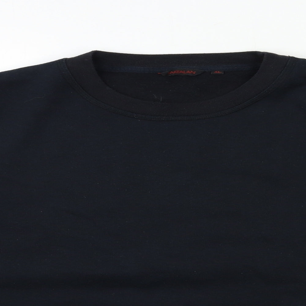 Matalan Mens Black   Pullover Sweatshirt Size XL