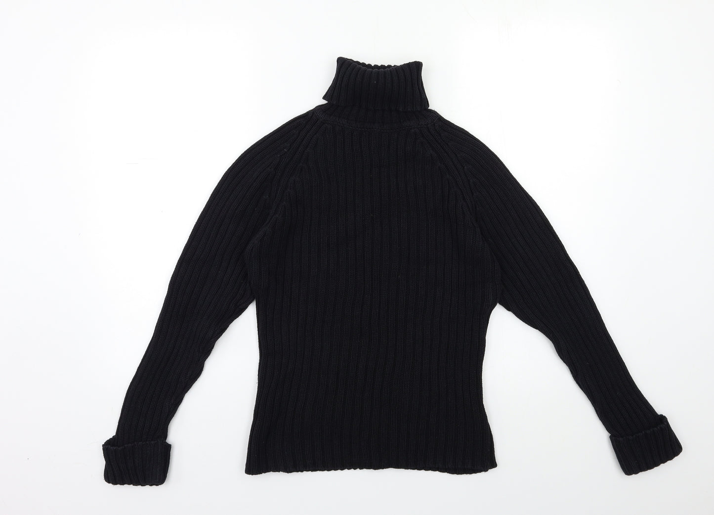 New Look Womens Black  Knit Pullover Jumper Size 10