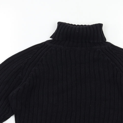 New Look Womens Black  Knit Pullover Jumper Size 10
