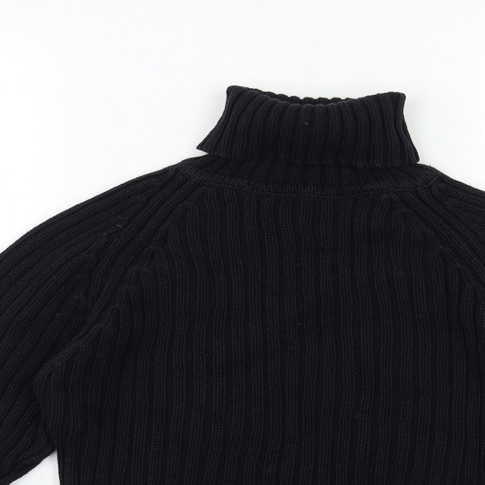 New Look Womens Black  Knit Pullover Jumper Size 10