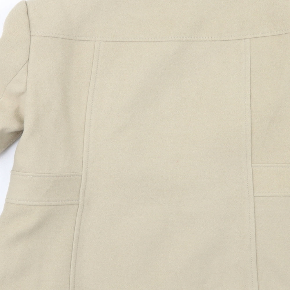 BHS Womens Beige   Overcoat Coat Size 8