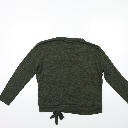 Papaya Womens Green  Knit Pullover Jumper Size 14