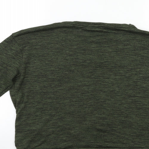 Papaya Womens Green  Knit Pullover Jumper Size 14