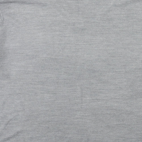 George Mens Grey  Knit Pullover Jumper Size M