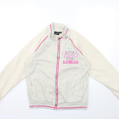 LA Gear Girls Grey   Jacket  Size 14 Years