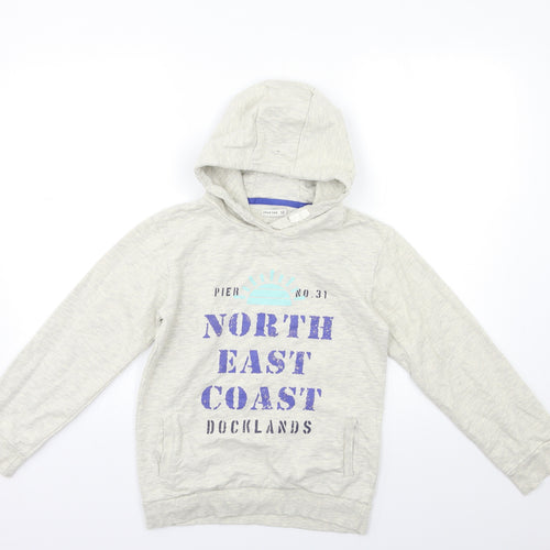 Crafted Boys Grey   Pullover Hoodie Size 11-12 Years