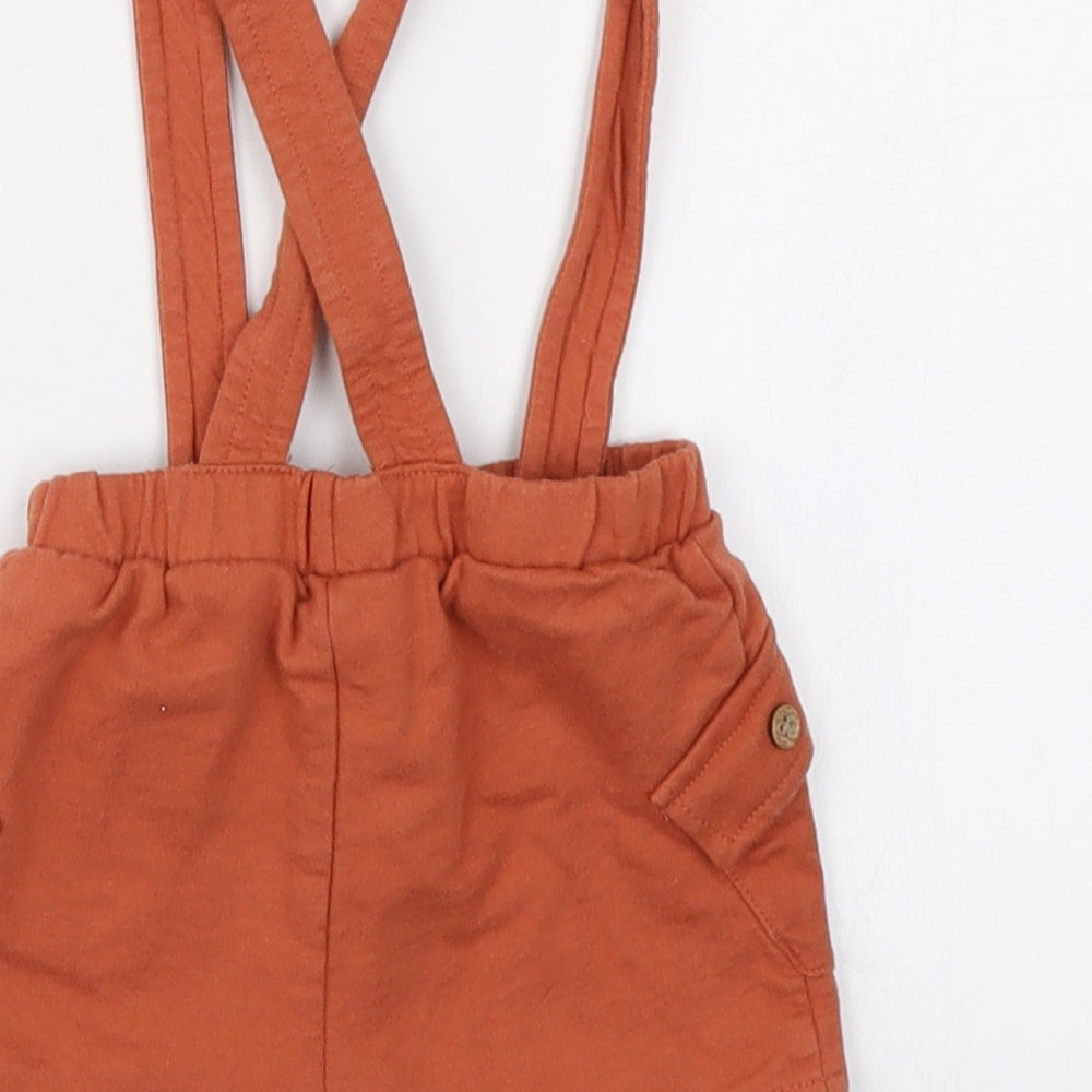 Nutmeg Boys Brown   Dungaree Outfit/Set Size 3-6 Months