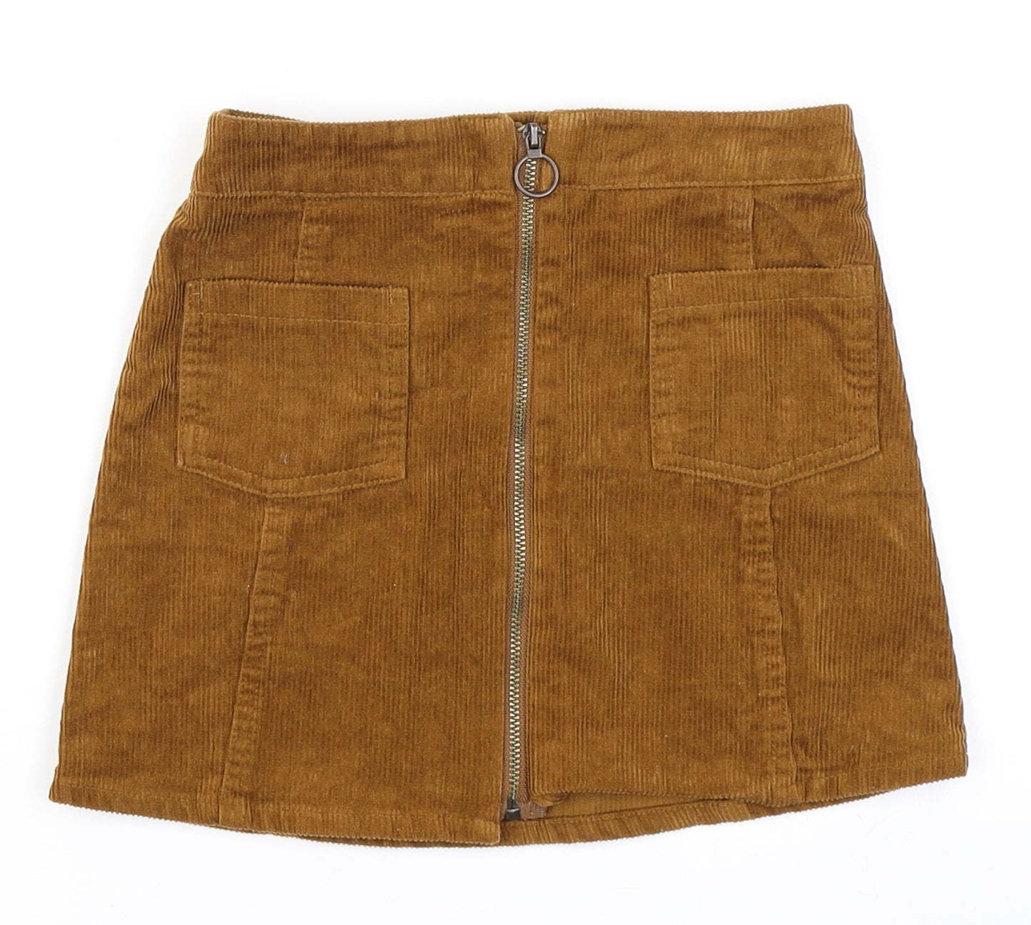 Nutmeg Girls Brown  Corduroy A-Line Skirt Size 6-7 Years