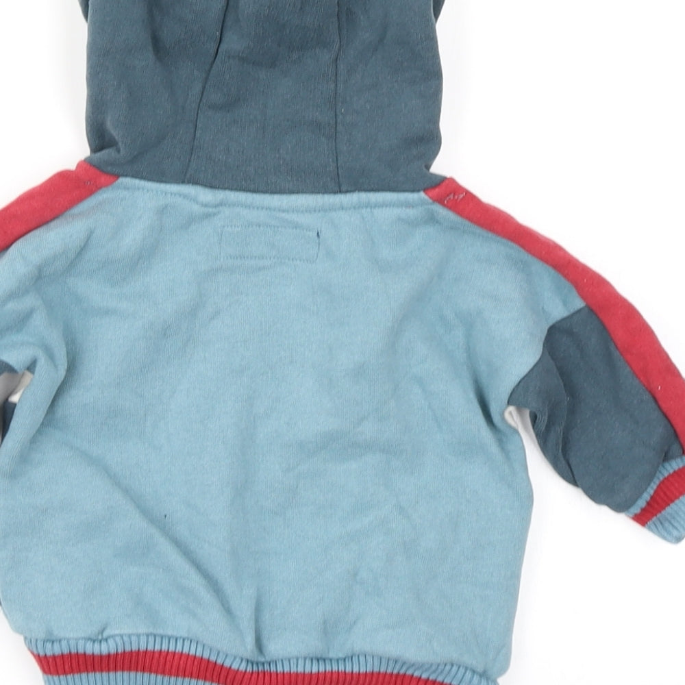 NEXT Boys Blue Colourblock  Pullover T-Shirt Size 3-6 Months  - Hoodie