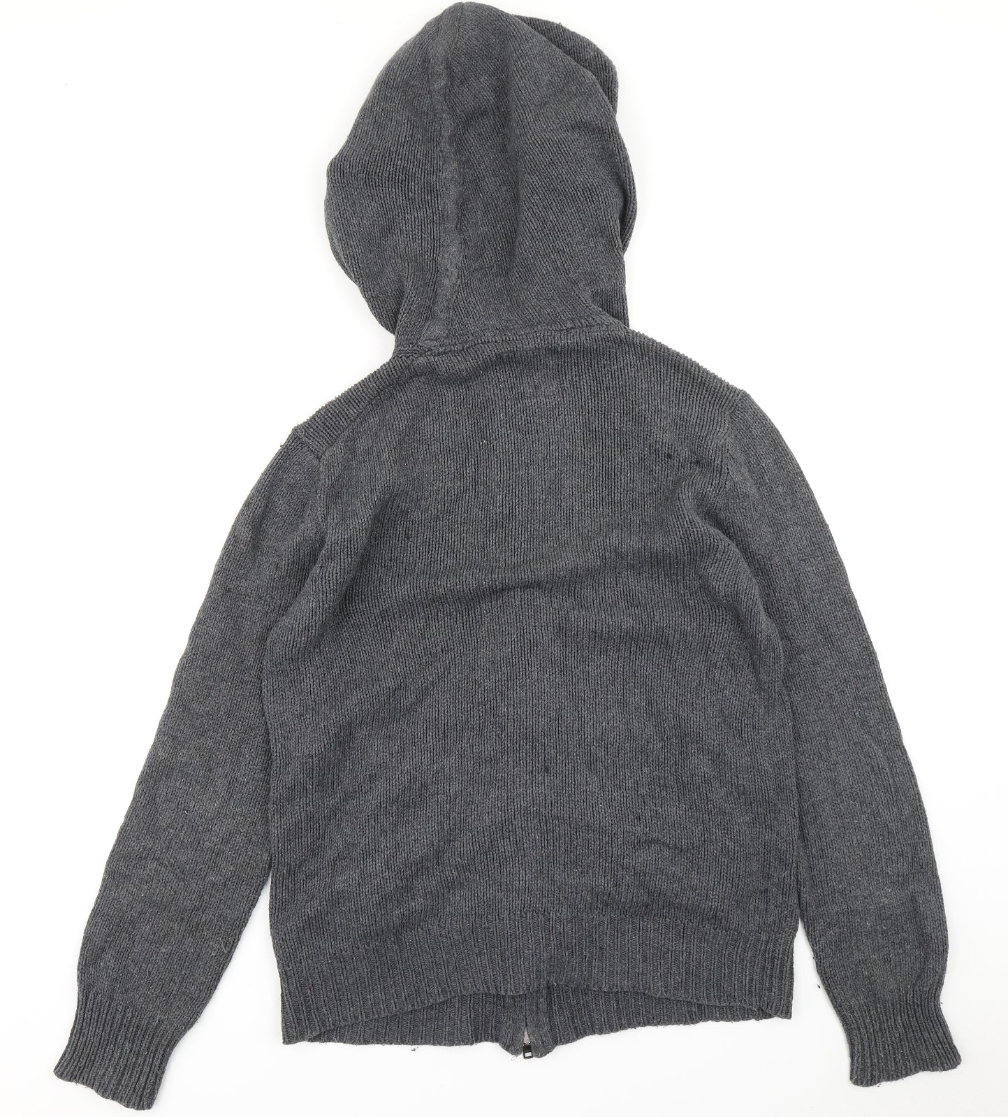 All Saints Mens Grey  Knit Cardigan Jumper Size M