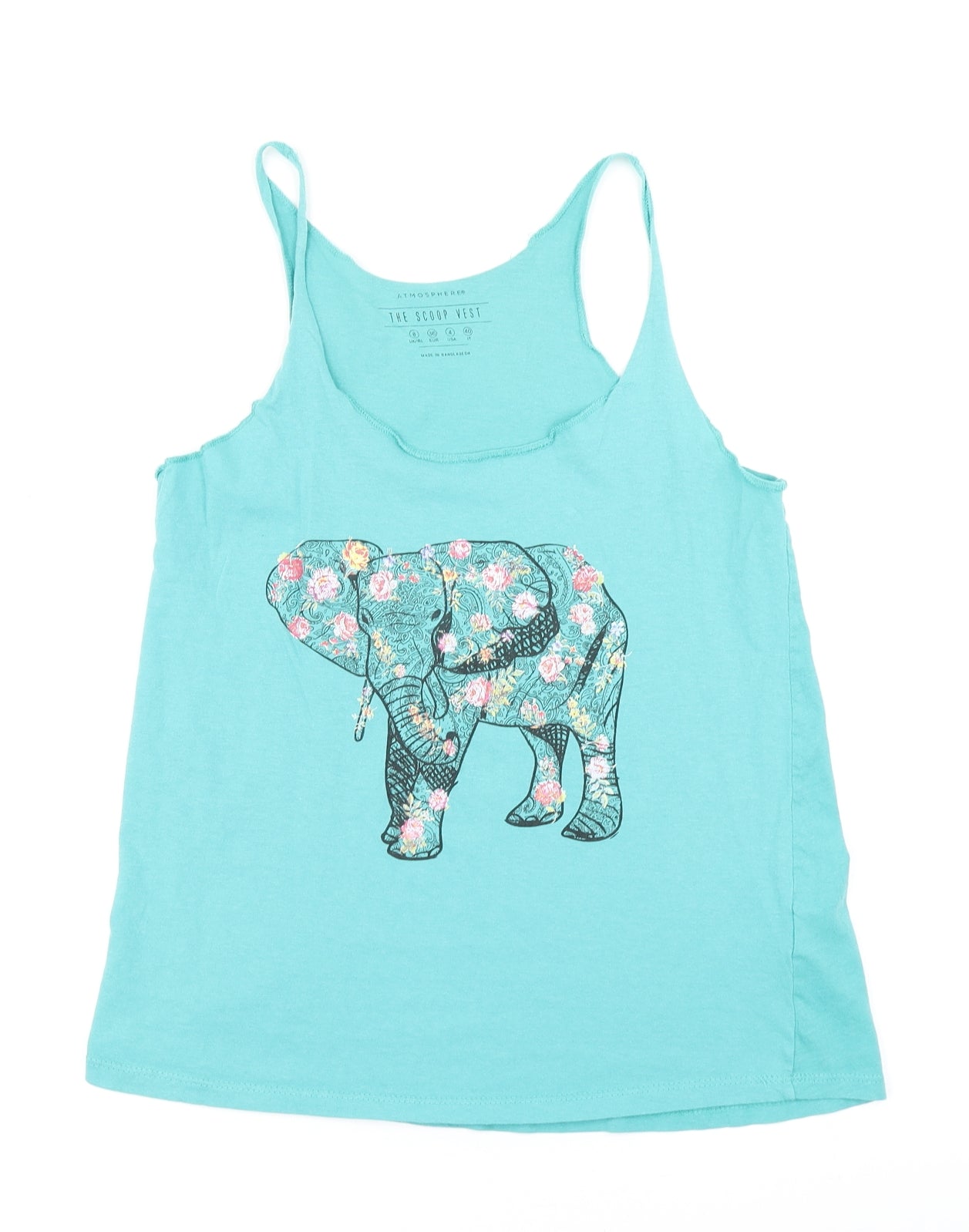 Atmosphere Womens Blue   Basic Tank Size 8