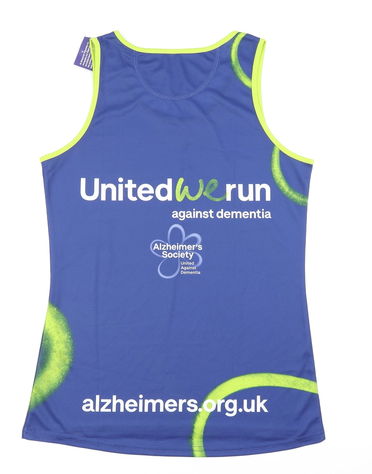 Alzheimer's Society Womens Blue   Basic Tank Size S