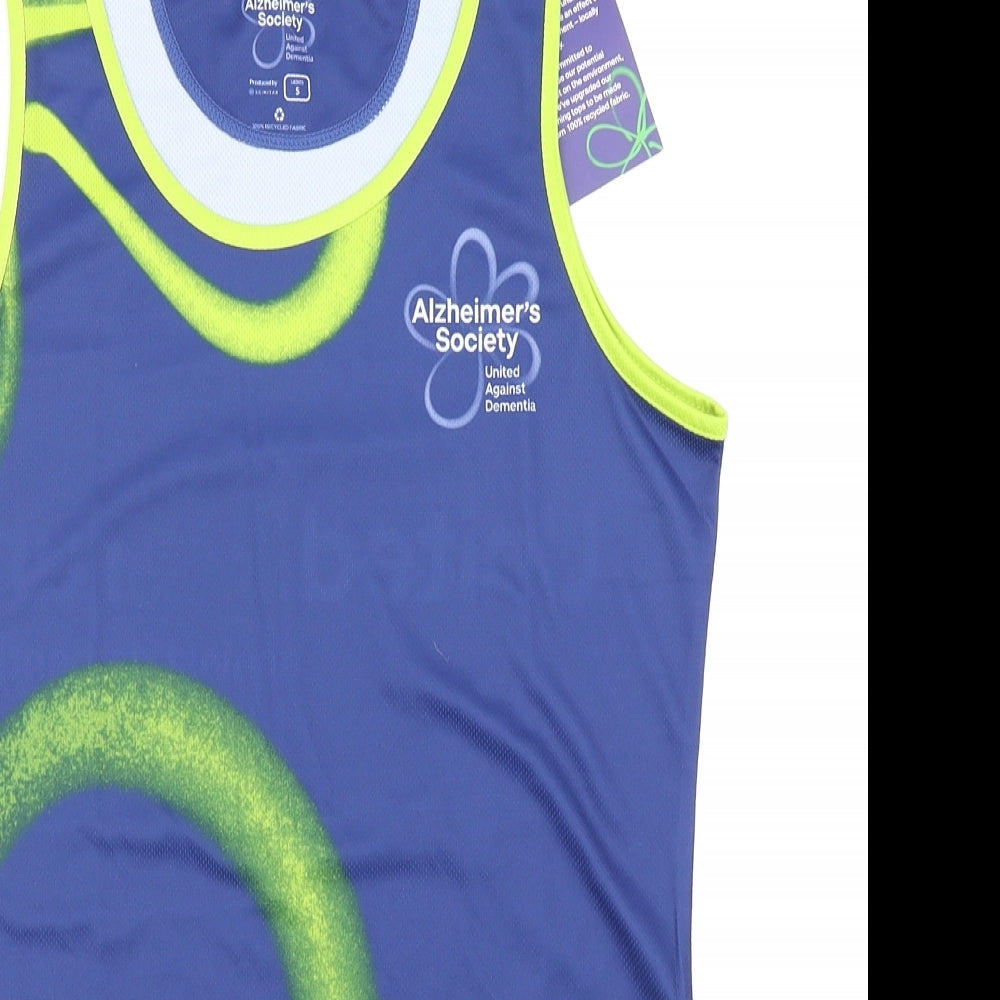 Alzheimer's Society Womens Blue   Basic Tank Size S