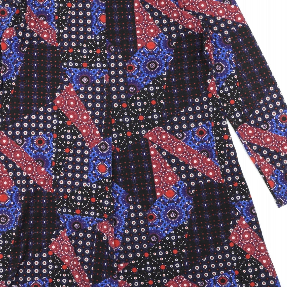 Capsule Womens Blue Floral  Fit & Flare  Size 14