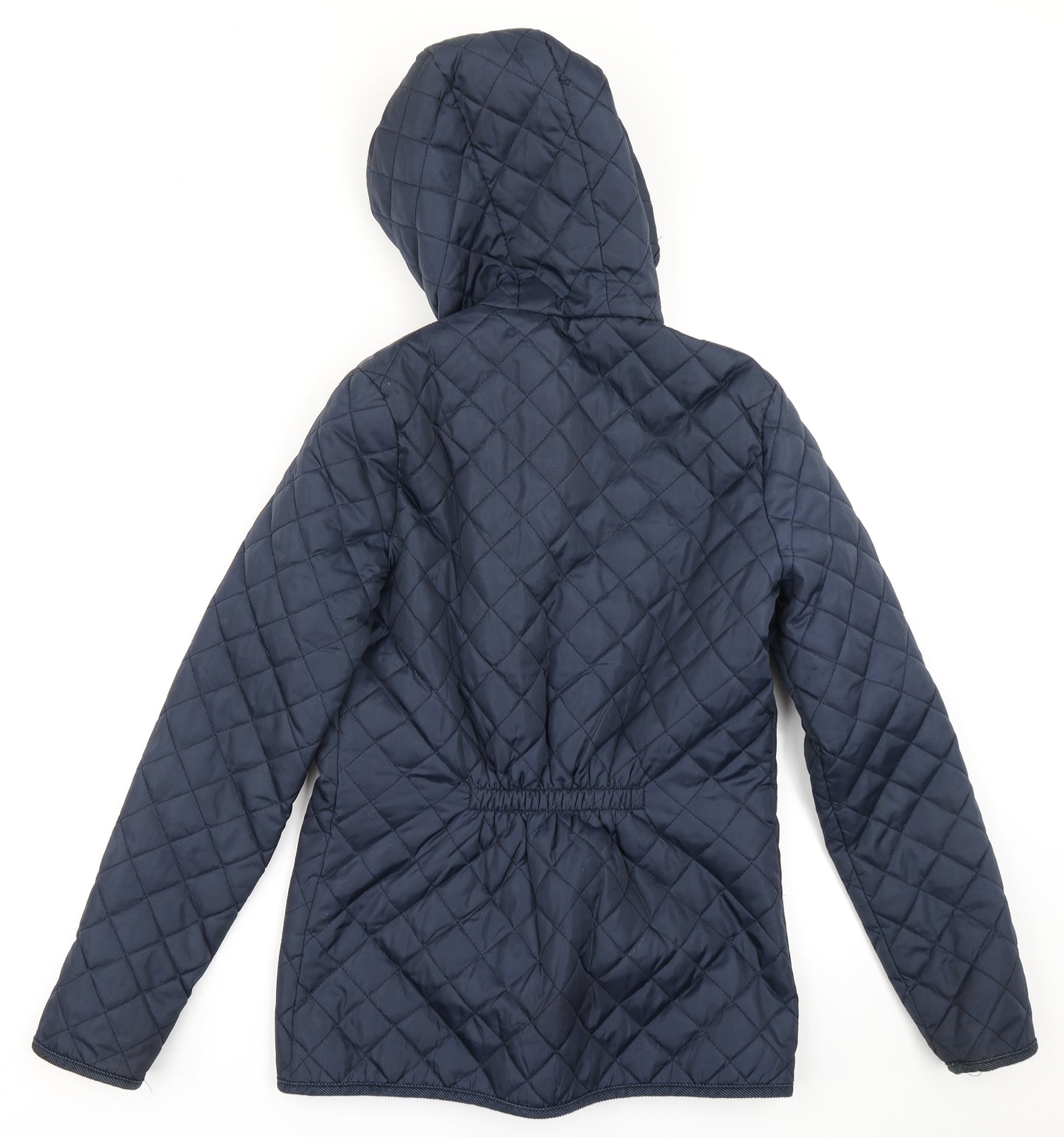 Generation Girls Blue Argyle/Diamond  Pea Coat Coat Size 14-15 Years