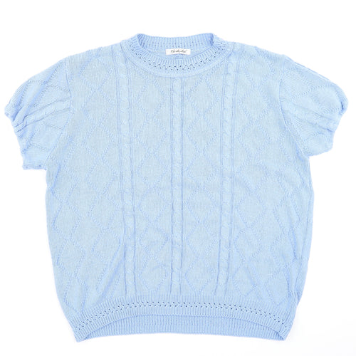Berkertex Womens Blue  Knit Pullover Jumper Size 14