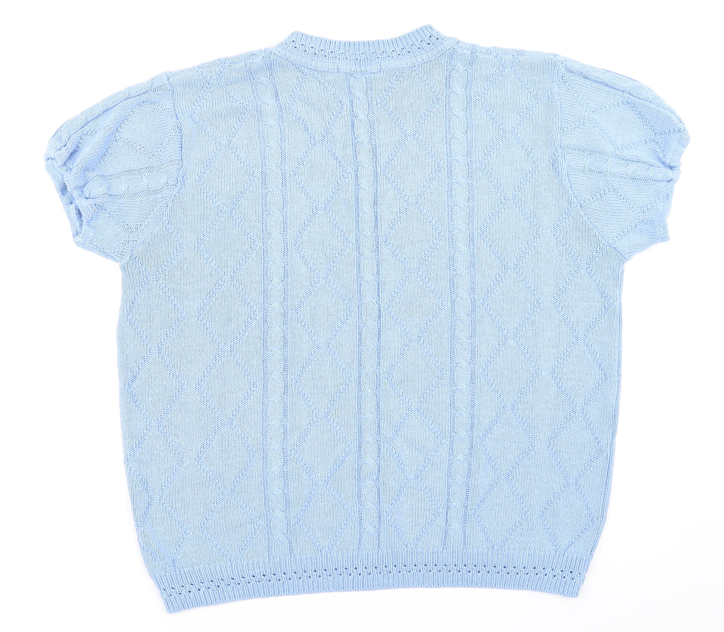 Berkertex Womens Blue  Knit Pullover Jumper Size 14