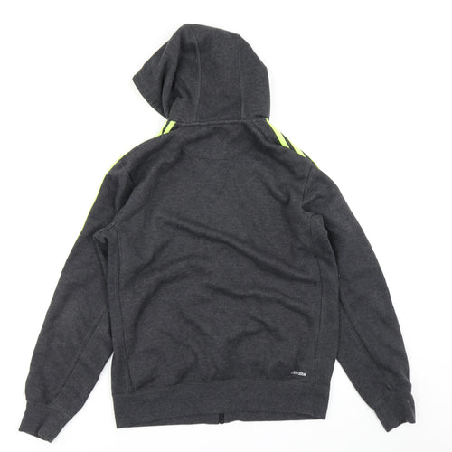 adidas Mens Grey   Full Zip Hoodie Size M