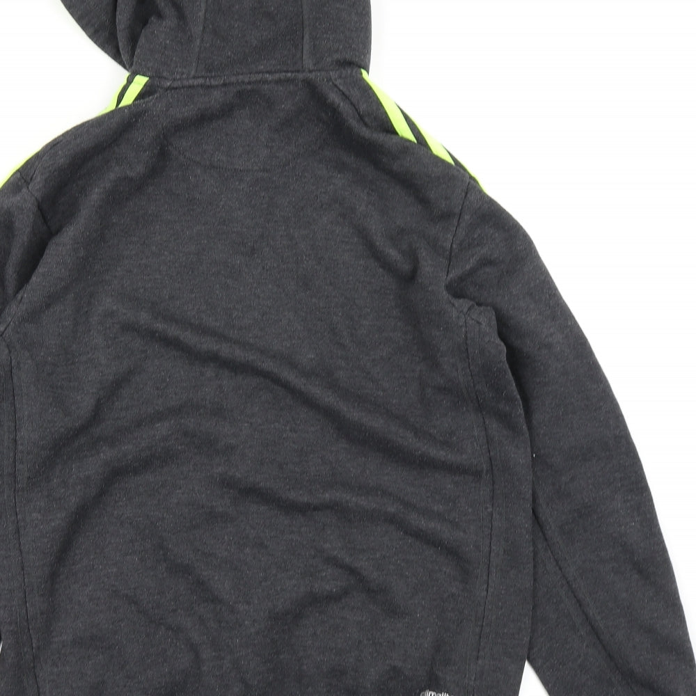 adidas Mens Grey   Full Zip Hoodie Size M