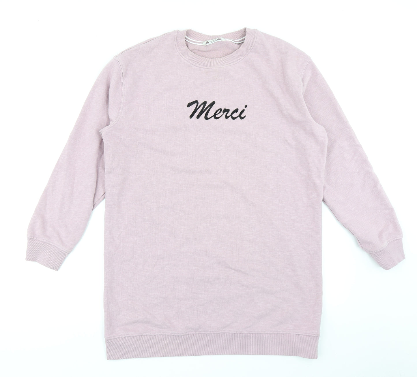 George Womens Pink   Pullover Sweatshirt   - Longline