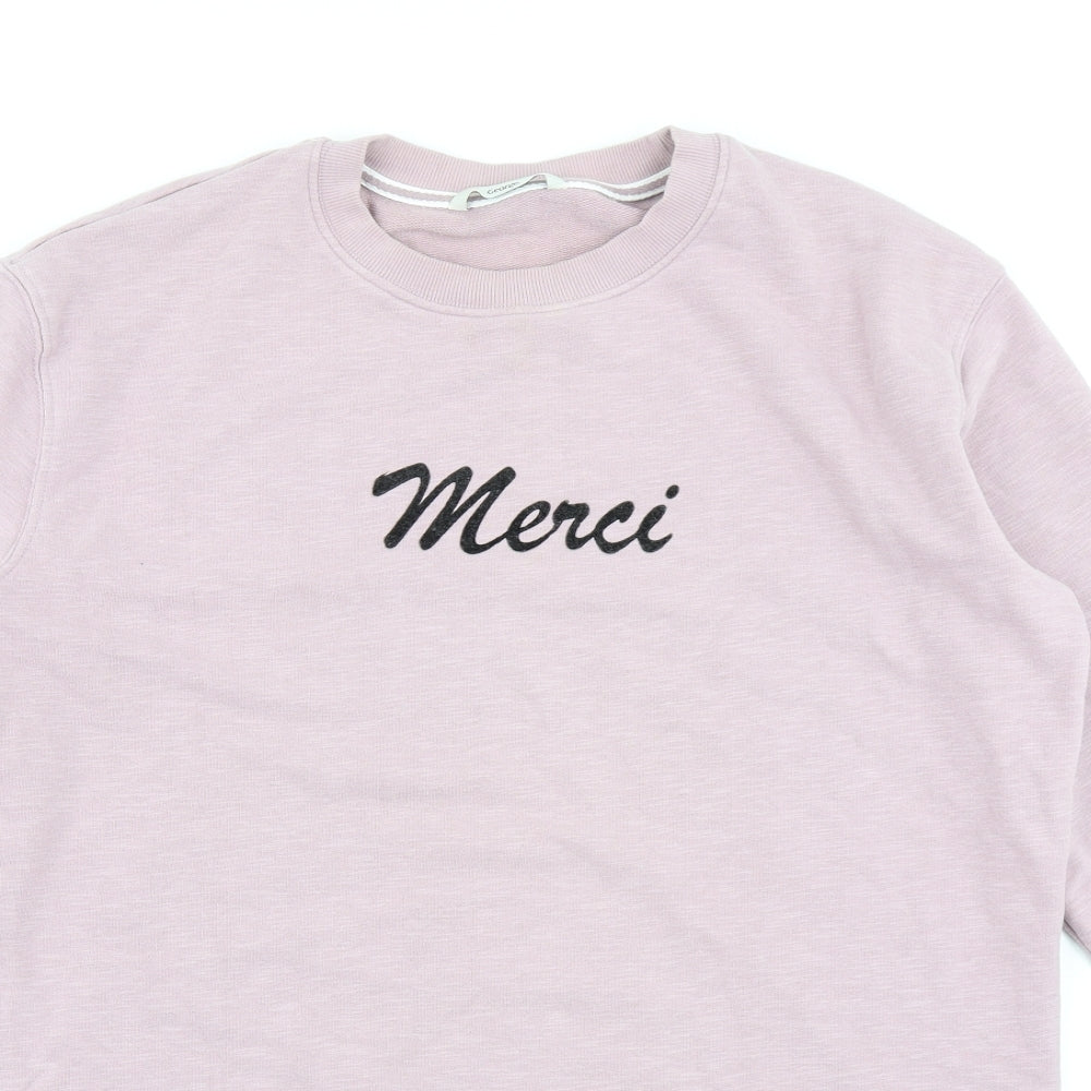 George Womens Pink   Pullover Sweatshirt   - Longline