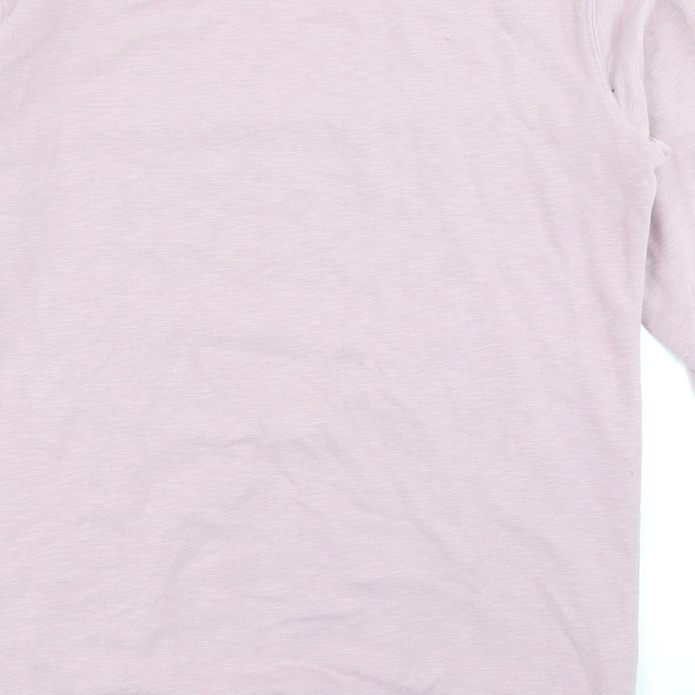 George Womens Pink   Pullover Sweatshirt   - Longline