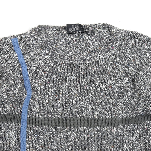 Exposure Womens Grey  Knit Pullover Jumper Size M