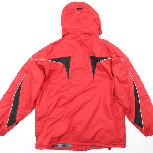 Trespass Mens Red   3-in-1 Jacket Coat Size L
