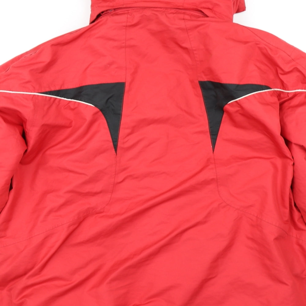 Trespass Mens Red   3-in-1 Jacket Coat Size L