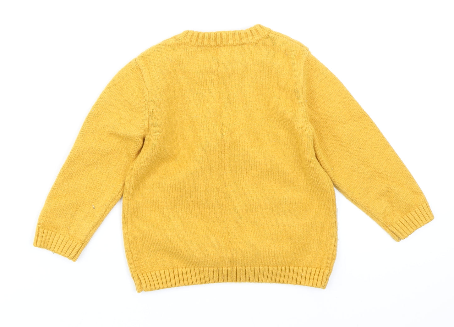 Matalan  Yellow  Knit Pullover Jumper Size 12-18 Months
