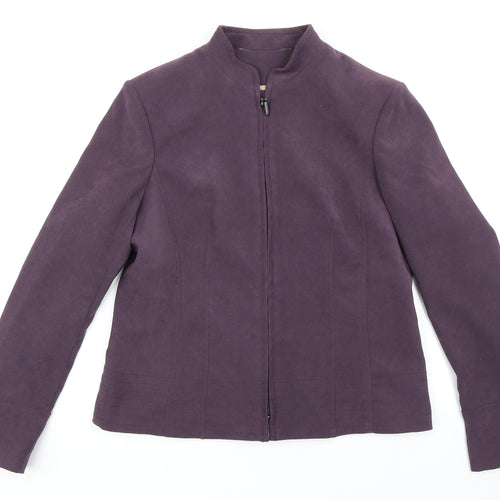 Bonmarché Womens Purple   Jacket  Size 14