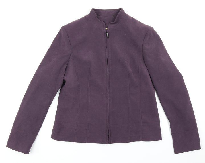 Bonmarché Womens Purple   Jacket  Size 14