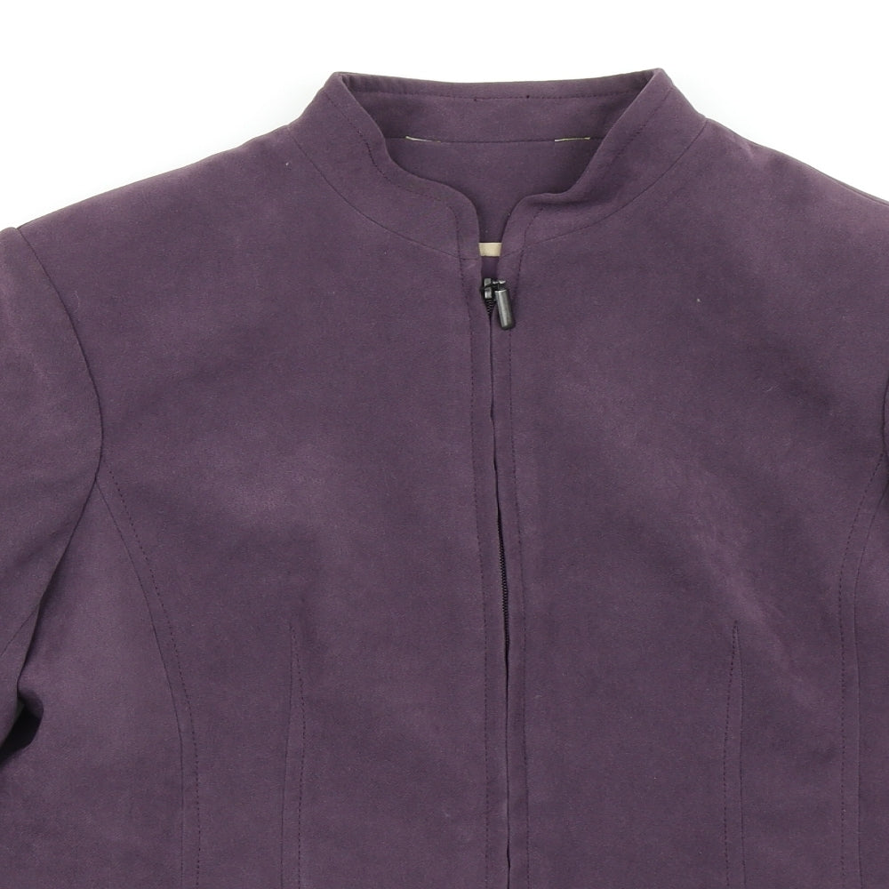 Bonmarché Womens Purple   Jacket  Size 14
