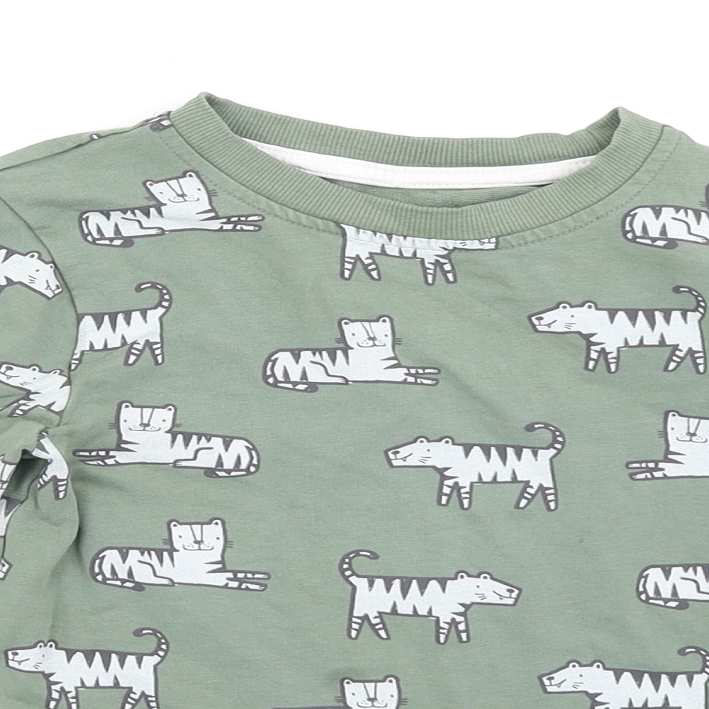 George Boys Green   Pullover Sweatshirt Size 5-6 Years