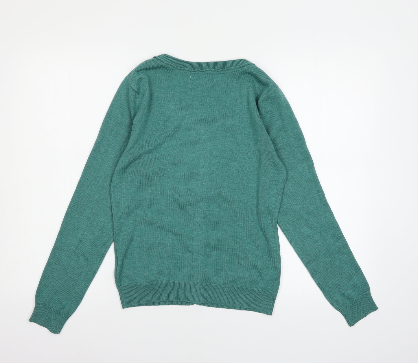 Brakeburn Womens Blue  Knit Cardigan Jumper Size 10