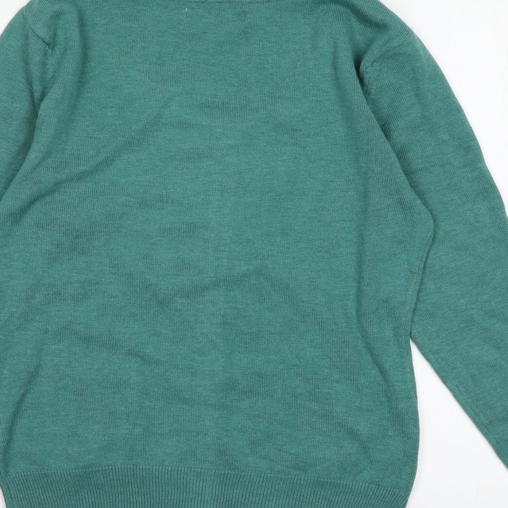 Brakeburn Womens Blue  Knit Cardigan Jumper Size 10