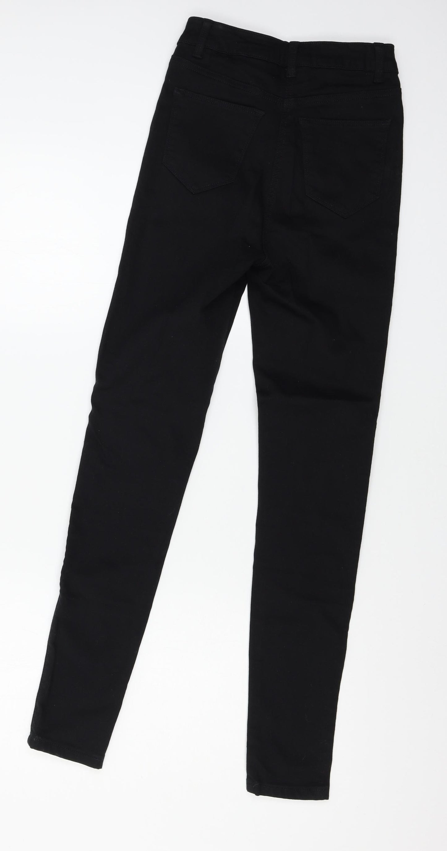 NEXT Womens Black  Denim Skinny Jeans Size 6 L29 in