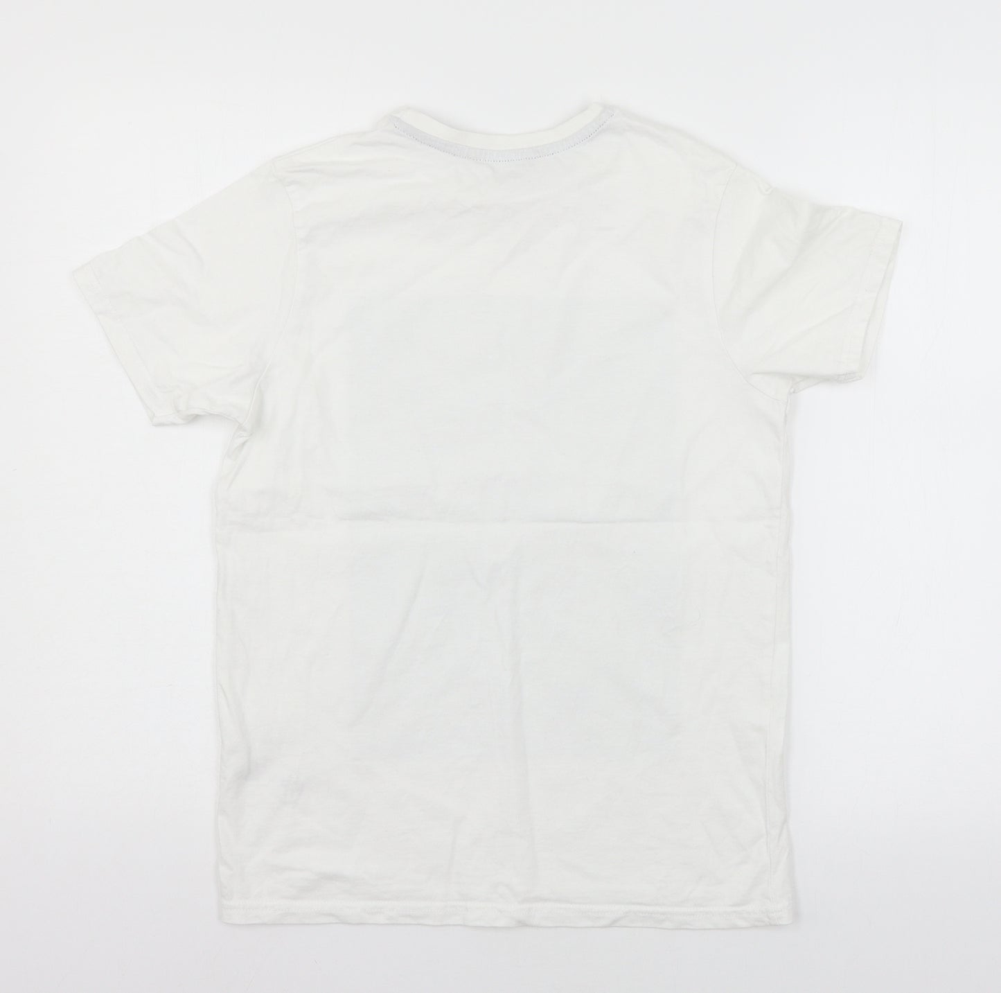 George Boys White  Jersey Basic T-Shirt Size 12-13 Years  - New Limitations